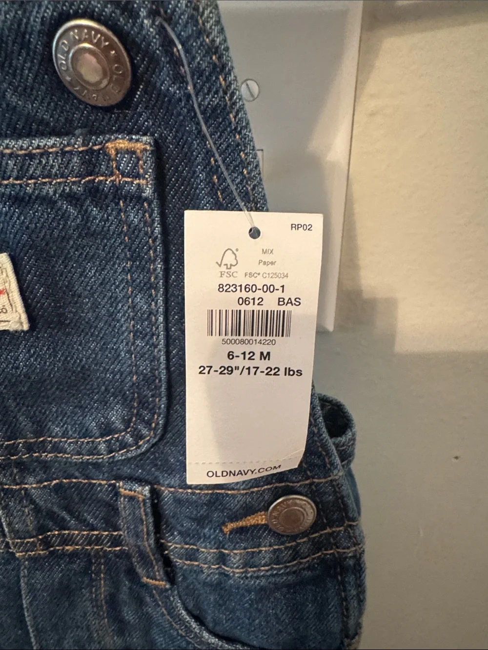 Old Navy Dark Blue Denim Kids Overalls